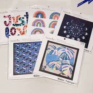 NWT -Bundle of 5 craft kits - brand new in packages Recollection brand